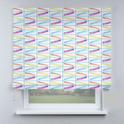 Римська штора DECOLIV різнокольорові спирали