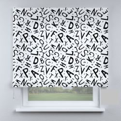 Римська штора DECOLIV черные буквы