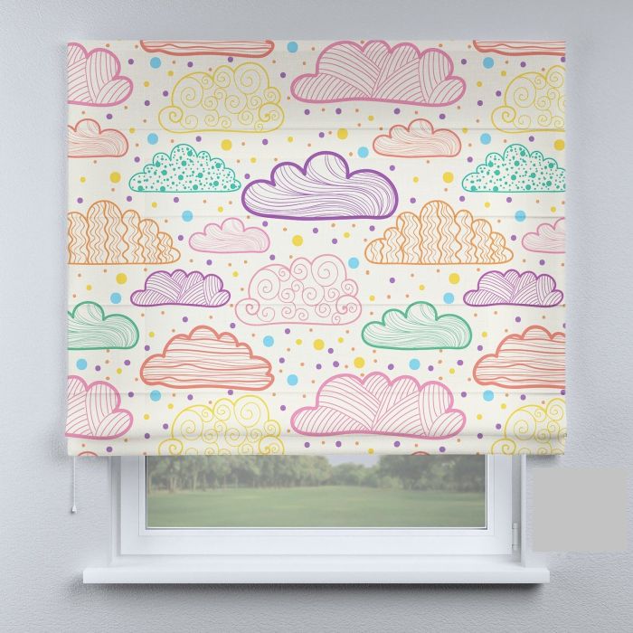 Римська штора DECOLIV різнокольорові тучки