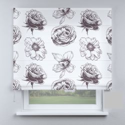 Римська штора DECOLIV розы большие