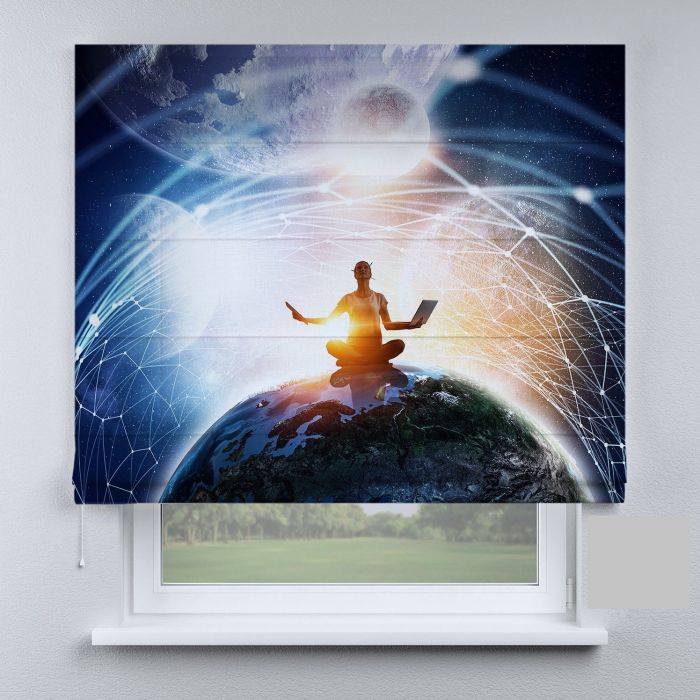 Римська штора DECOLIV планети різнокольорові