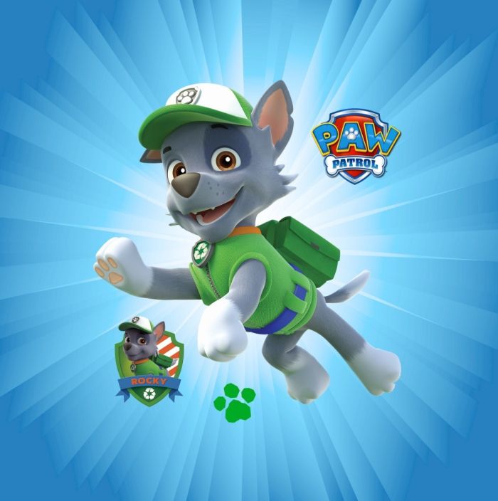 Римська штора DECOLIV Фотопечать Щенячий патруль  Блэкаут 200*170