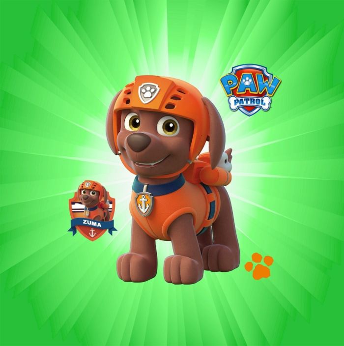 Римська штора DECOLIV Фотопечать Щенячий патруль  Блэкаут 200*170