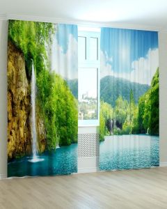 Фотоштори DECOLIV Пейзаж Принт 00-020 Тюль