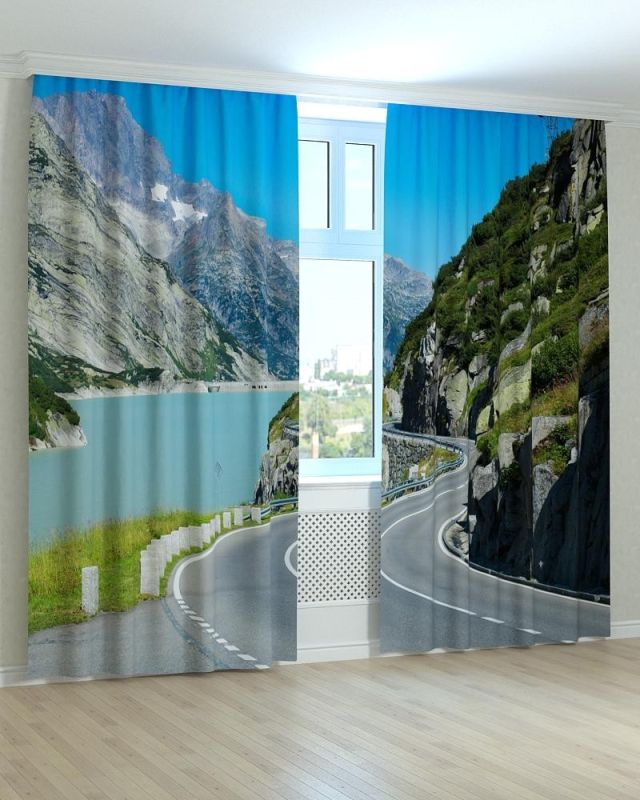 Фотоштори DECOLIV Пейзаж Принт 00-041 Блекаут