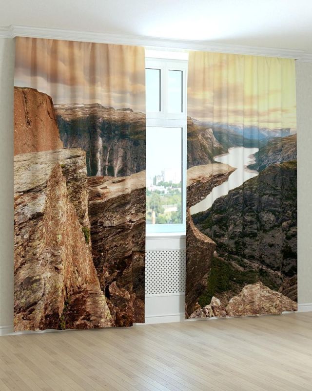 Фотоштори DECOLIV Пейзаж Принт 00-067 Тюль