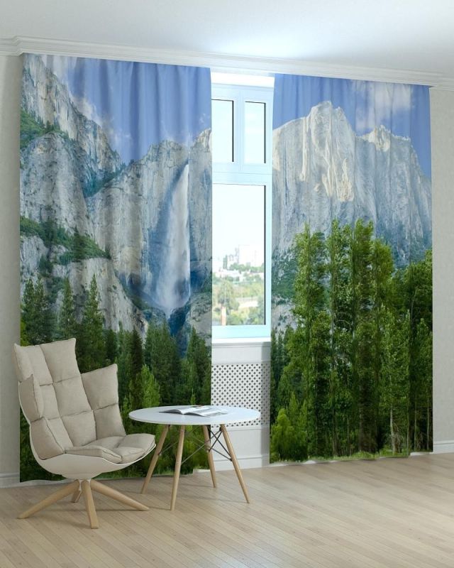 Фотоштори DECOLIV Пейзаж Принт 00-156 Блекаут