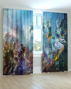 Фотоштори DECOLIV Дитячі Принт 01-048 Тюль