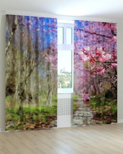 Фотоштори DECOLIV Квіти Принт 02-016