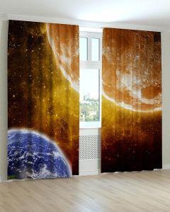Фотоштори DECOLIV Космос Принт 03-001 Тюль
