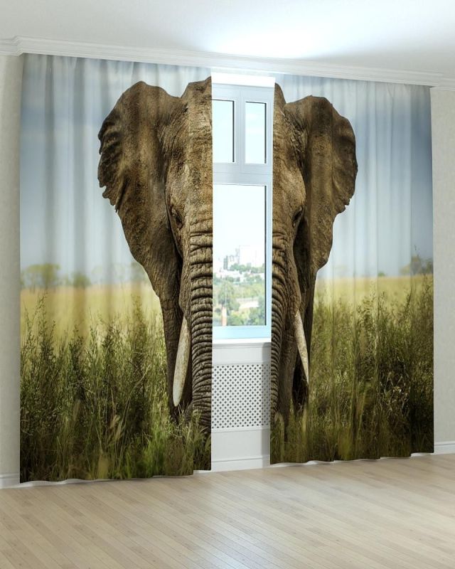 Фотоштори DECOLIV Тварини Принт 04-047 Тюль