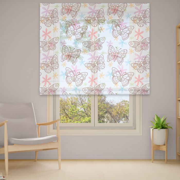 Римська штора DECOLIV Фотопечать  Тюль 110*170