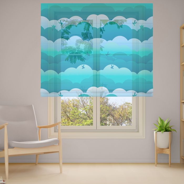 Римська штора DECOLIV Фотопечать  Тюль  230*170