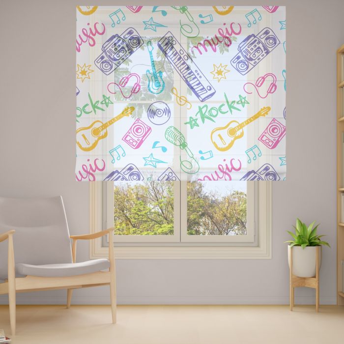 Римська штора DECOLIV Фотопечать  Тюль  230*170