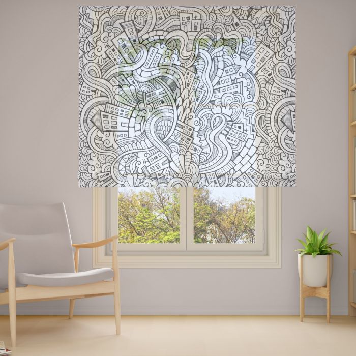 Римська штора DECOLIV Фотопечать  Тюль  230*170