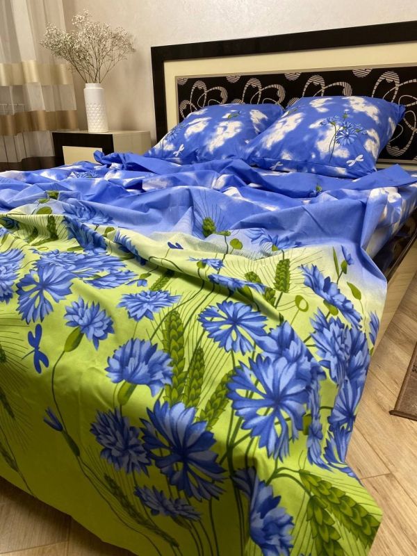 Комплект постільної білизни Преміум 01-003 Бязь