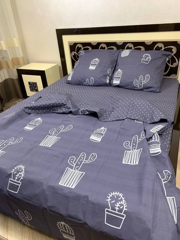 Комплект постільної білизни Преміум 01-035 Бязь