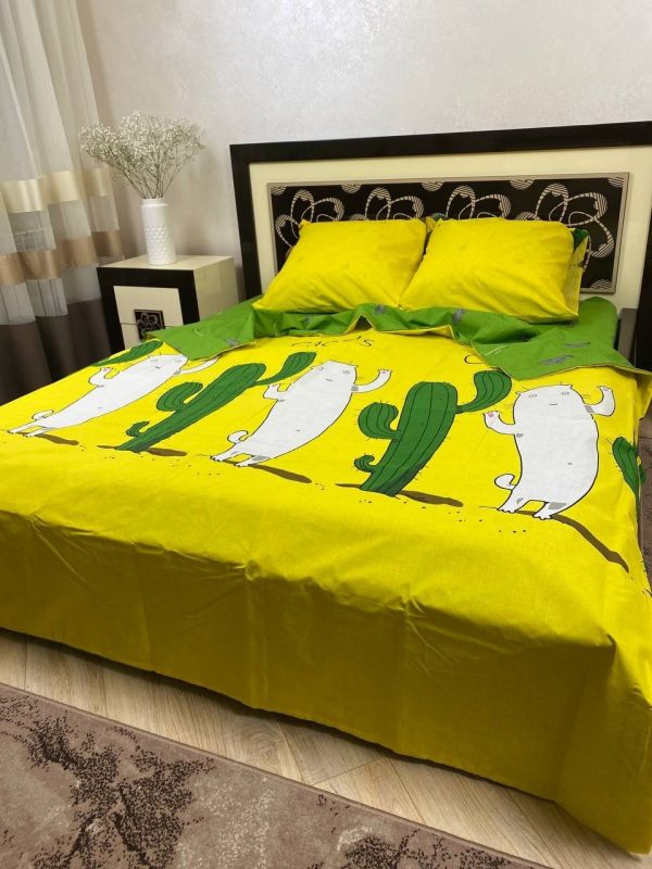 Комплект постільної білизни Преміум 01-048 Бязь