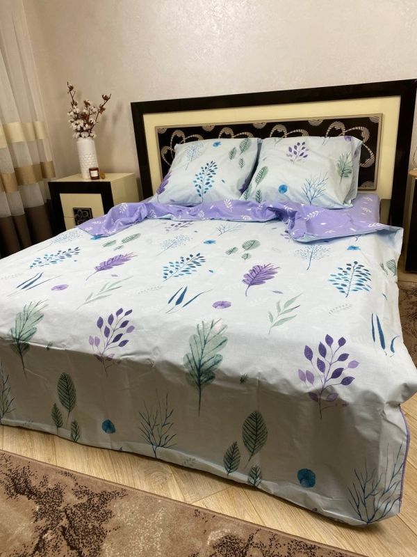 Комплект постільної білизни Преміум 02-022 Бязь