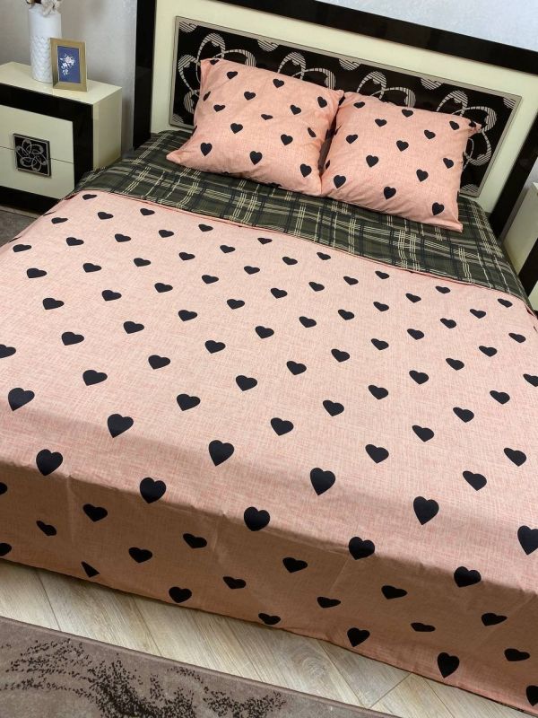 Комплект постільної білизни Преміум 02-035 Бязь