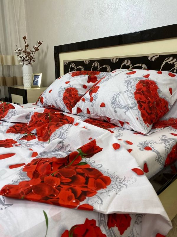 Комплект постільної білизни Преміум 03-020 Бязь