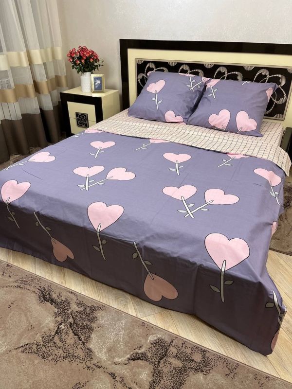 Комплект постільної білизни Преміум 03-023 Бязь