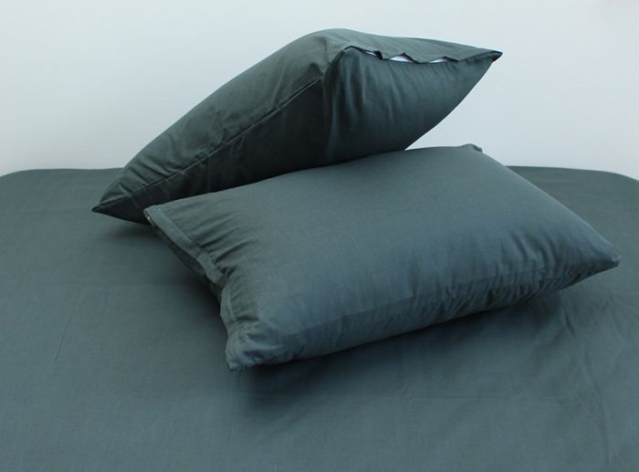 Комплект постільної білизни Ранфорс Dark grey