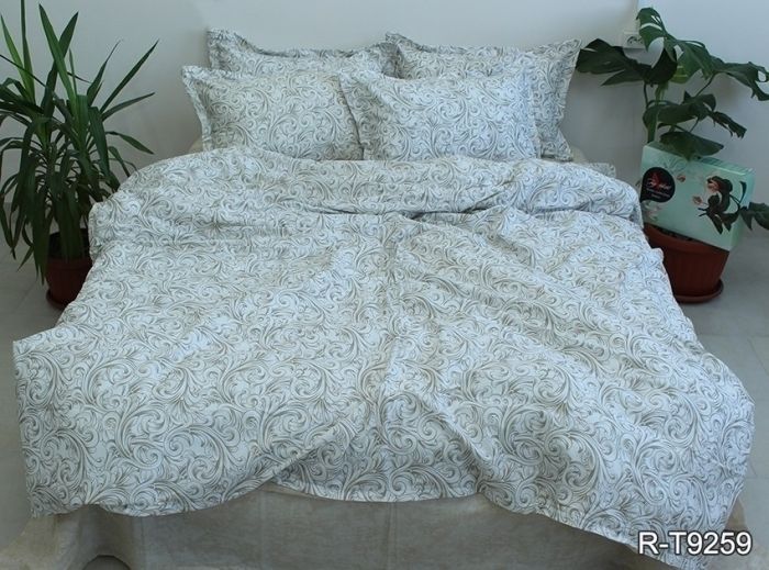 Комплект постільної білизни двоспальний Ранфорс R-T9259