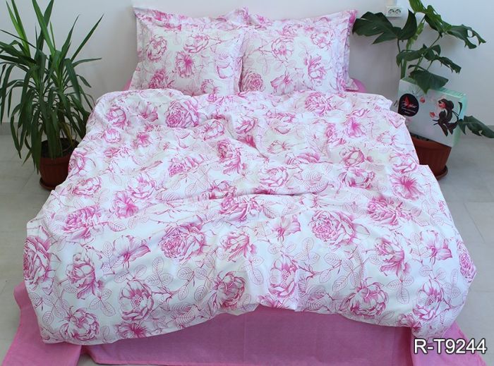 Комплект постільної білизни євро Ранфорс R-T9244