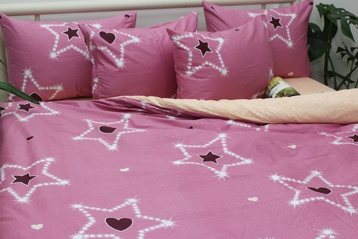 Комплект постільної білизни євро Сатин S423