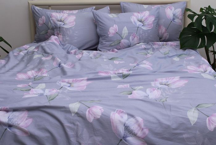 Комплект постільної білизни двоспальний наволочки 50*70см Сатин S520