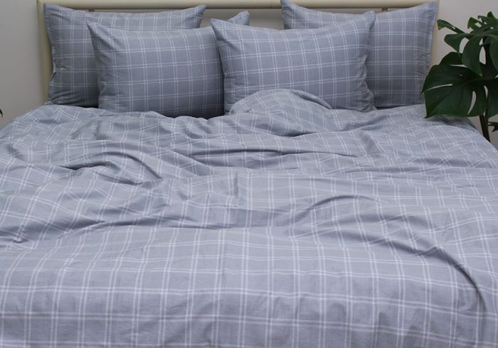 Комплект постільної білизни євро наволочки 50*70см Сатин S523