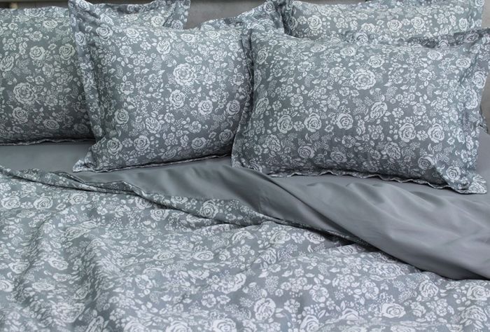 Комплект постільної білизни сімейний наволочки 50*70см Сатин Премиум PT-006