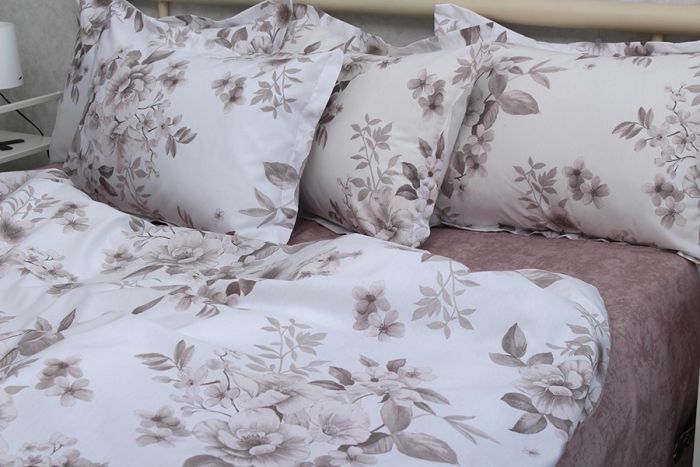 Комплект постільної білизни двоспальний Ранфорс R-T9278