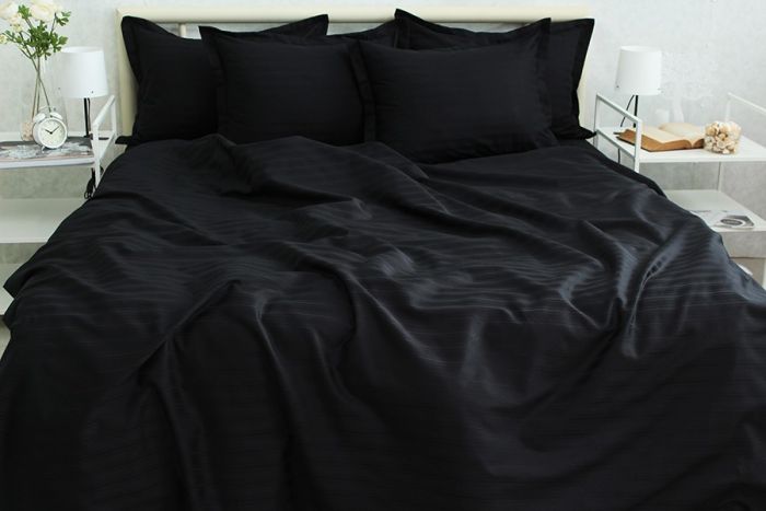 Комплект постільної білизни двоспальний наволочки 50*70см Страйп-Сатин Multistripe MST-15