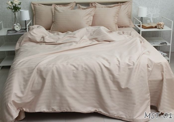 Комплект постільної білизни євро наволочки 50*70см Страйп-Сатин Multistripe MST-1