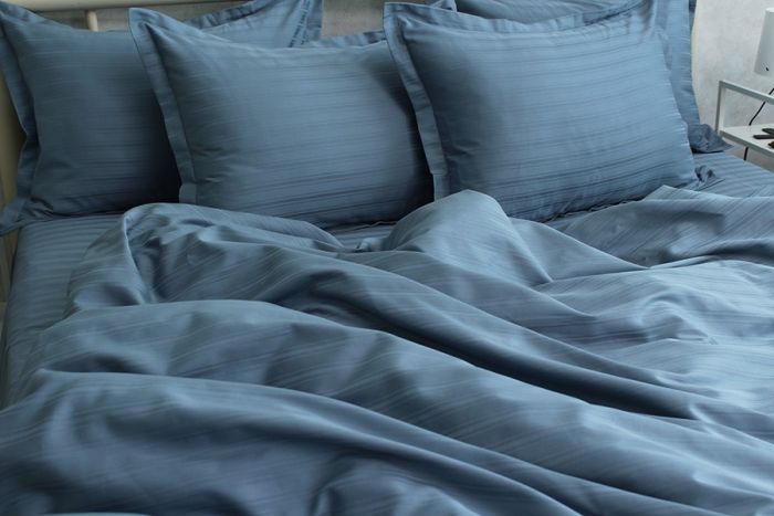 Комплект постільної білизни сімейний наволочки 50*70см Страйп-Сатин Multistripe MST-3