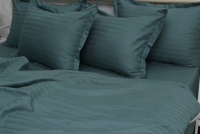 Комплект постільної білизни сімейний наволочки 50*70см Страйп-Сатин Multistripe MST-11