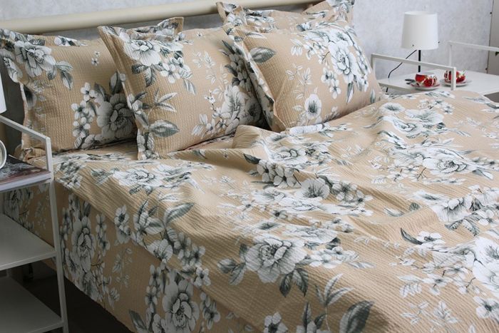 Комплект постільної білизни двоспальний наволочки 50*70см Ранфорс Gofre RG-3