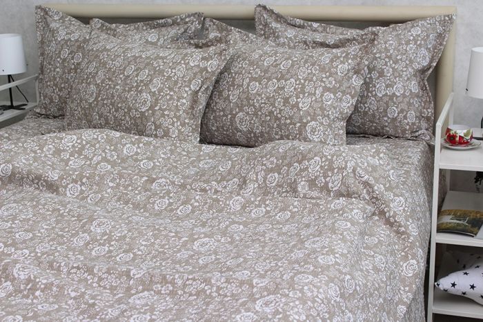 Комплект постільної білизни євро наволочки 50*70см Ранфорс Gofre RG-11