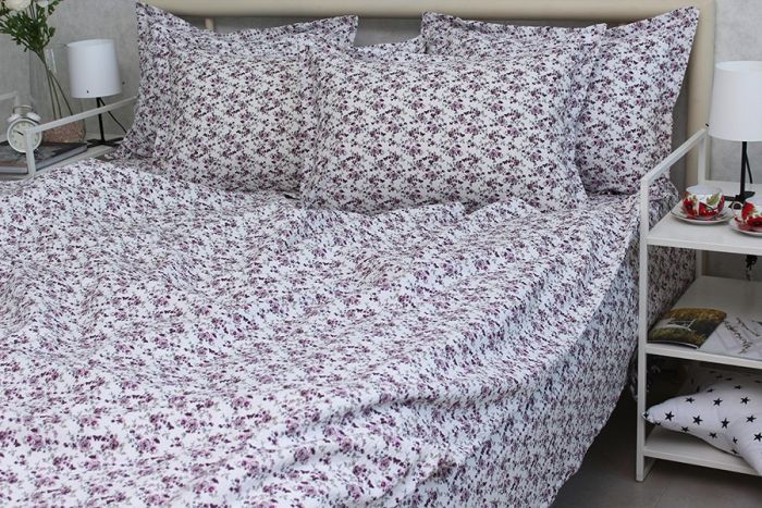 Комплект постільної білизни євро наволочки 50*70см Ранфорс Gofre RG-13