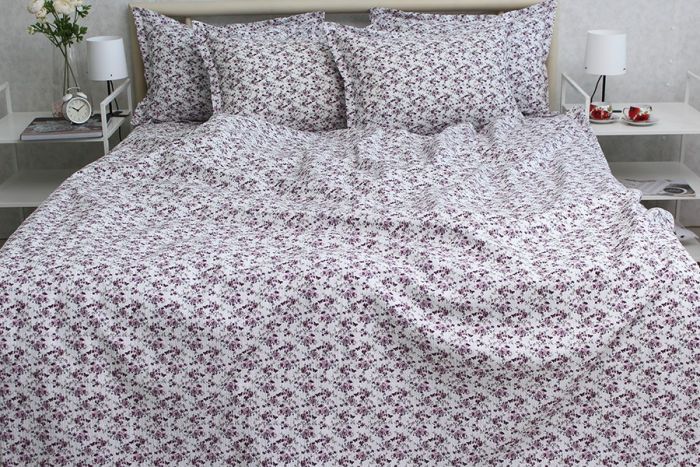 Комплект постільної білизни сімейний наволочки 50*70см Ранфорс Gofre RG-13