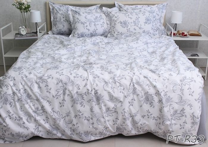 Комплект постільної білизни двоспальний наволочки 70*70см TURKISH COTTON PT-R33