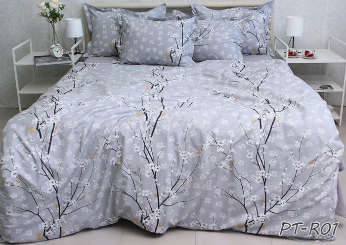 Комплект постільної білизни сімейний наволочки 70*70см TURKISH COTTON PT-R01