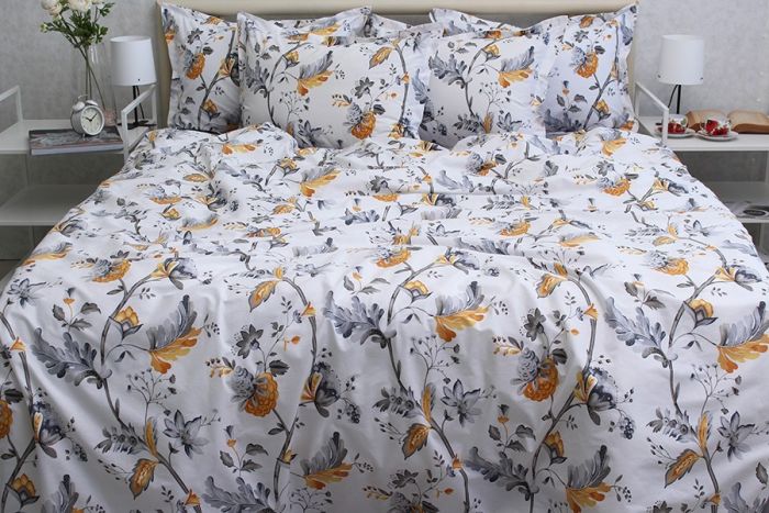 Комплект постільної білизни сімейний наволочки 70*70см TURKISH COTTON PT-R09