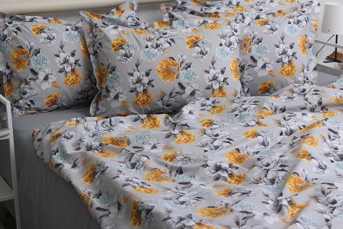 Комплект постільної білизни сімейний наволочки 50*70см TURKISH COTTON PT-R21