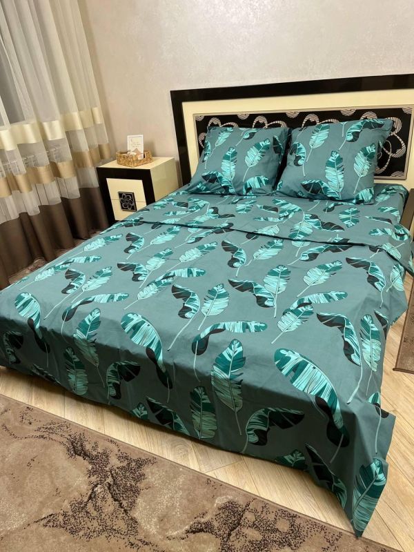 Комплект постільної білизни євро Премиум 10-007-2 Бязь наволочки 50*70см