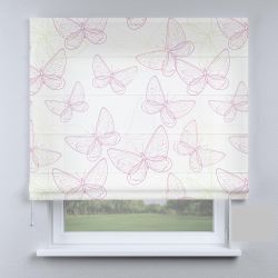 Римська штора з ланцюжковим карнизом метелики