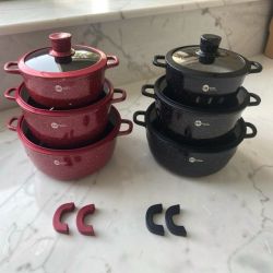 Набор посуды для кухни, Набор кастрюль для кухни, Набор посуды кухонной, Наборы посуды для готовки, WAJ
