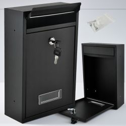 Почтовый ящик уличный Malatec (Польша), Красивый почтовый ящик для дома, Почтовый ящик для дома внутренний, WAJ